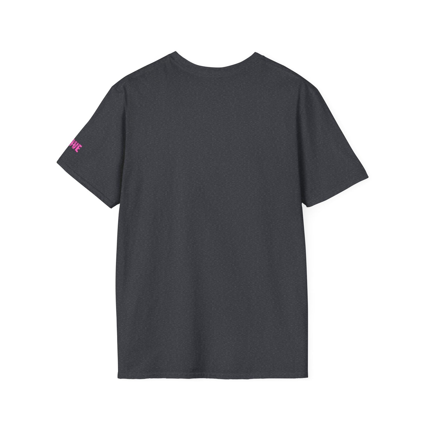 LOVE الْحُبُّ - BKACK AND NAVY AND DARK HEATHER GREY T-SHIRT