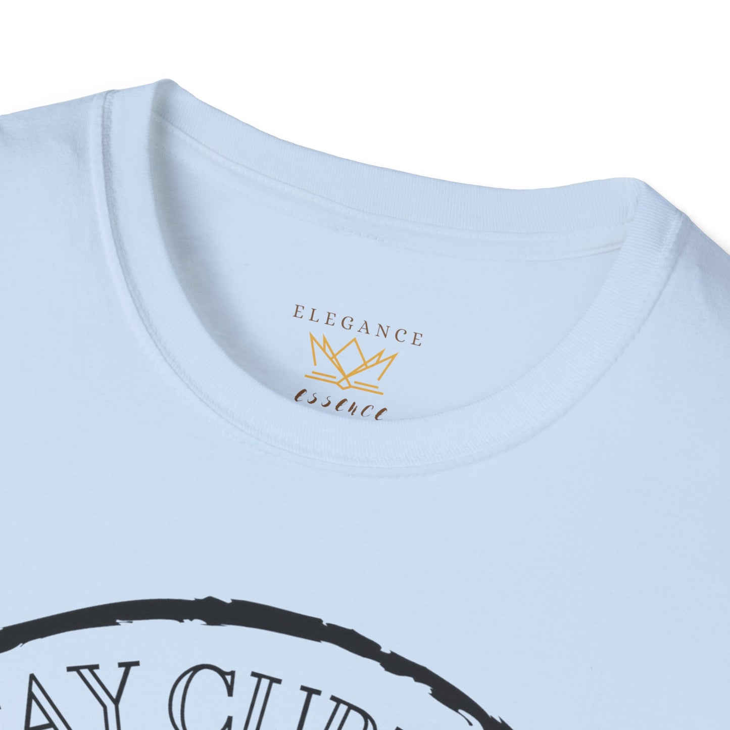 Unisex White, Sport Grey and Light Blue T-Shirt