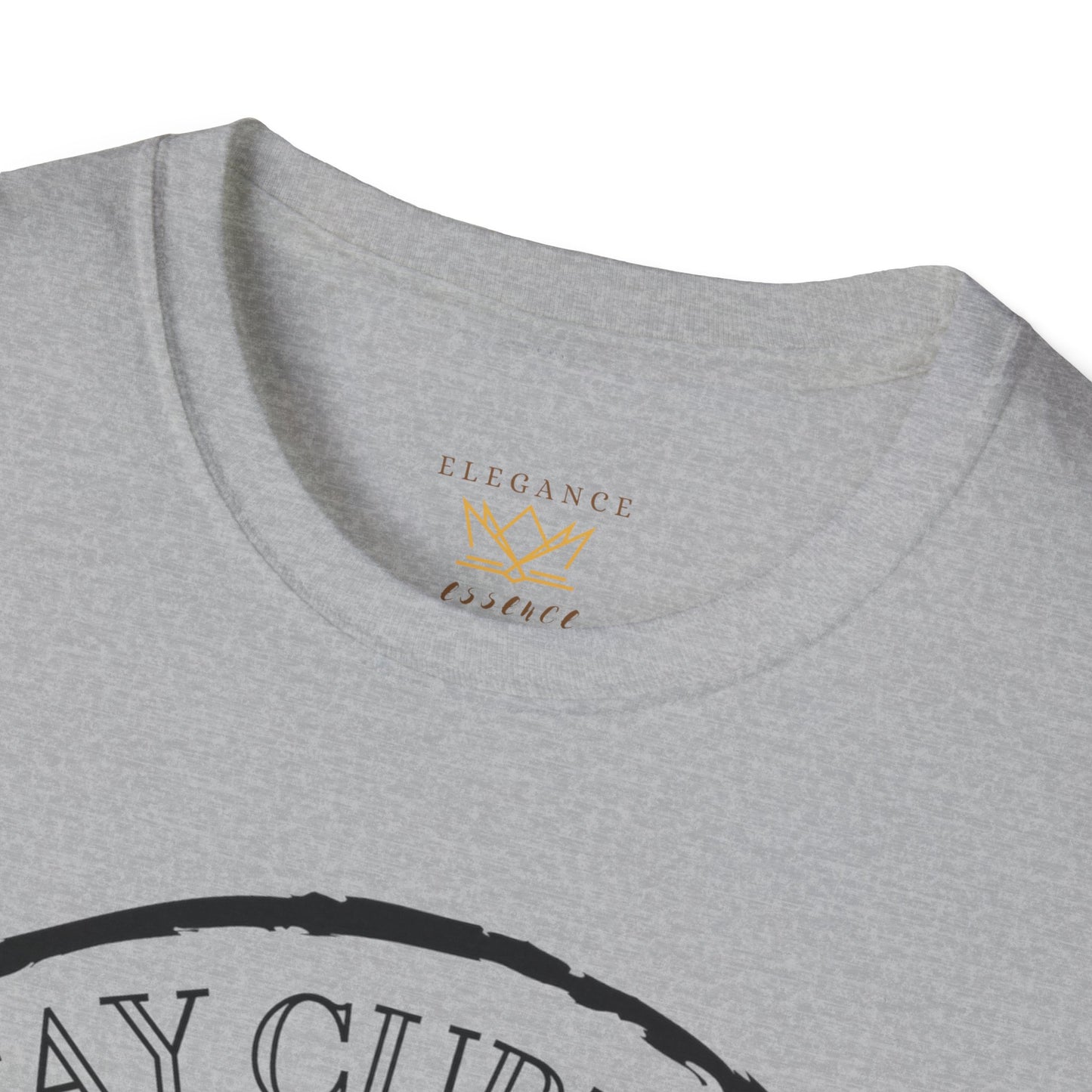 Unisex White, Sport Grey and Light Blue T-Shirt