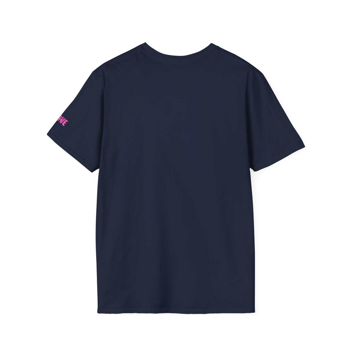 LOVE الْحُبُّ - BKACK AND NAVY AND DARK HEATHER GREY T-SHIRT