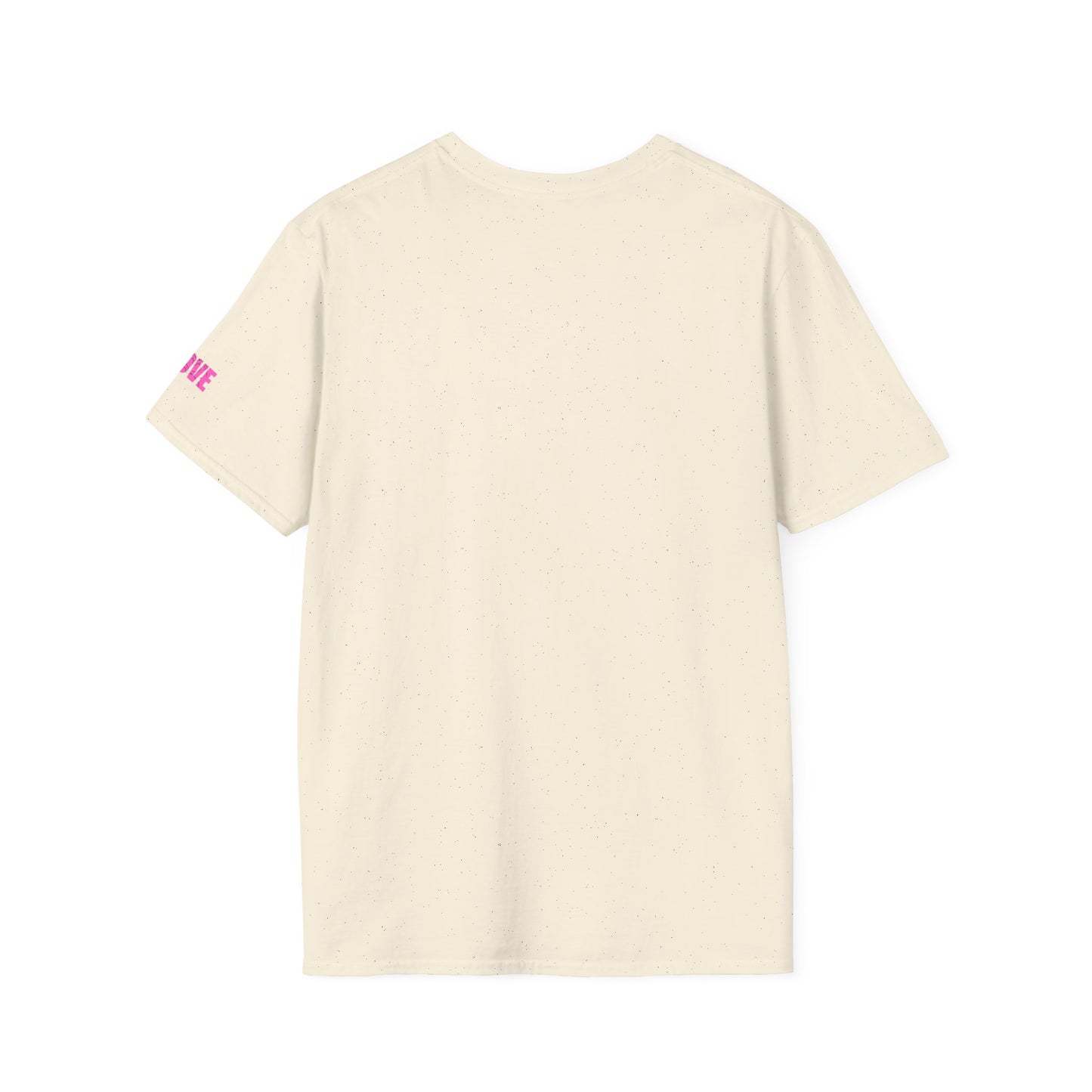 love الْحُبُّ - WHITE AND NATURAL AND RED T-SHIRT