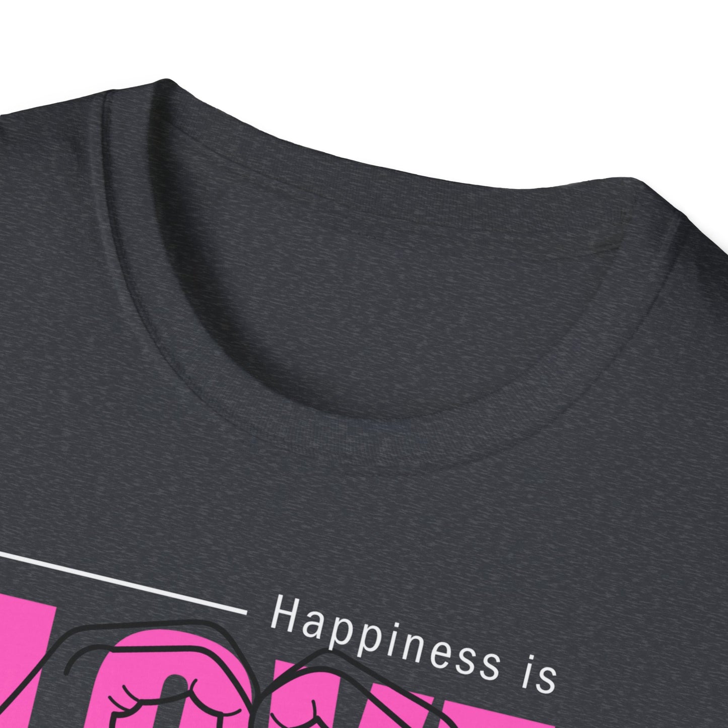 LOVE الْحُبُّ - BKACK AND NAVY AND DARK HEATHER GREY T-SHIRT