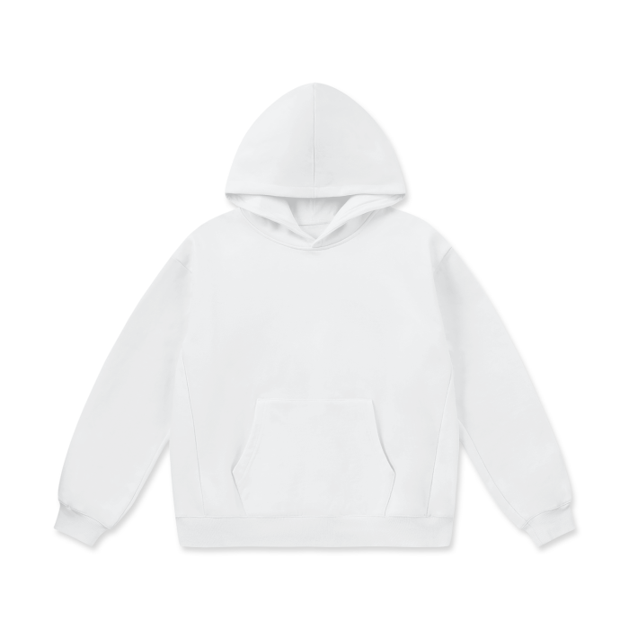 OVERSIZE WHITE HOODIE EVANESCENT