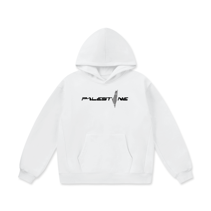 RESIST WHITE OVERSIZE HOODIE