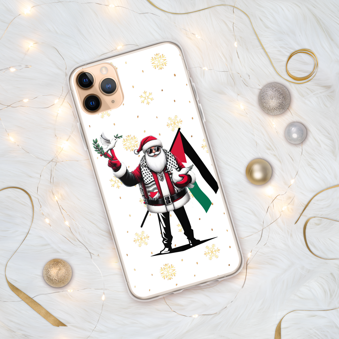 SANTA PEACE IPHONE CASE