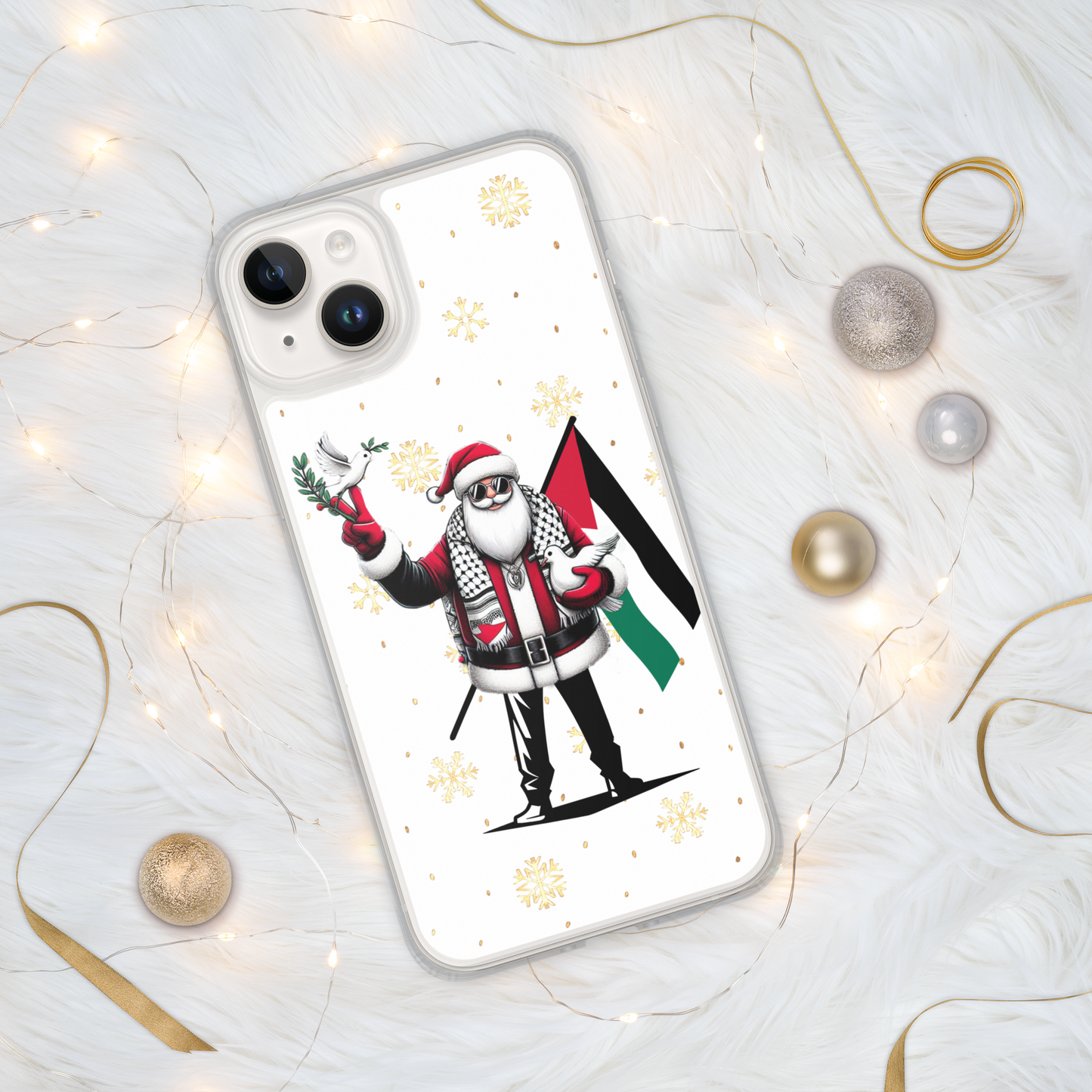 SANTA PEACE IPHONE CASE