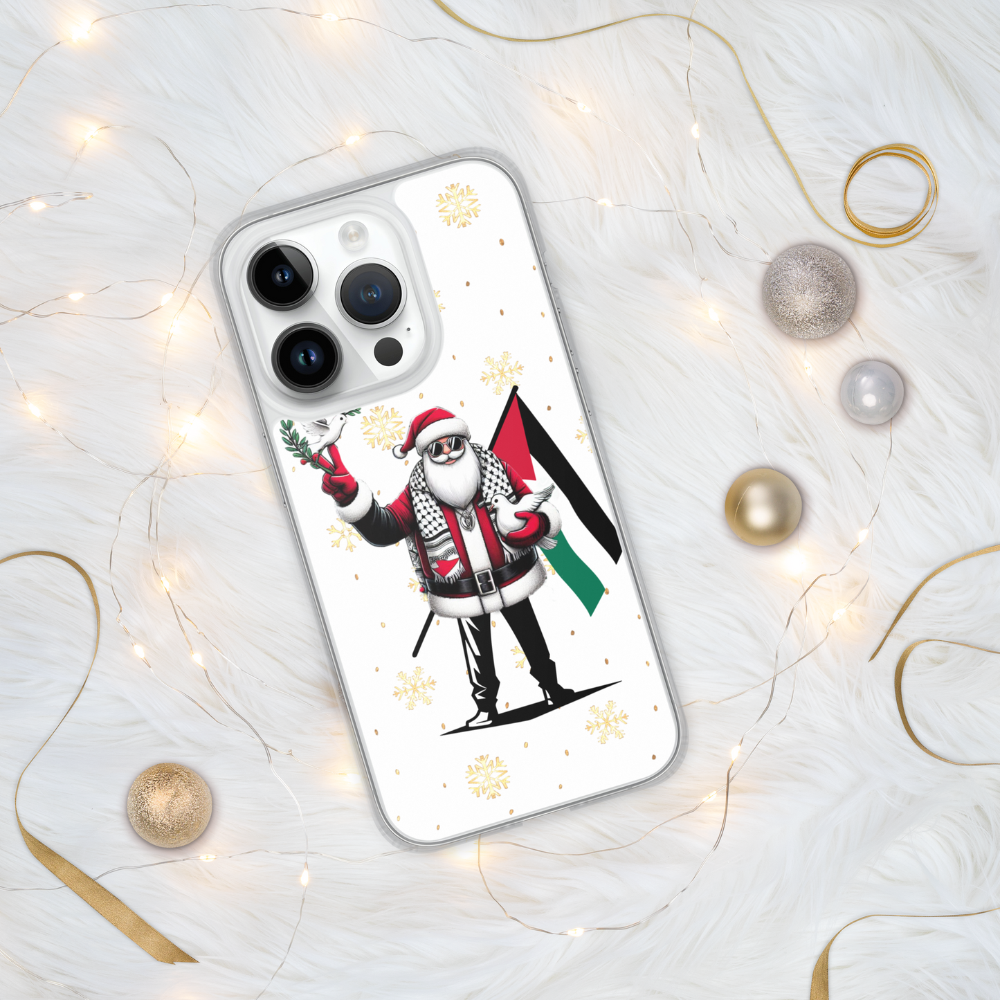 SANTA PEACE IPHONE CASE