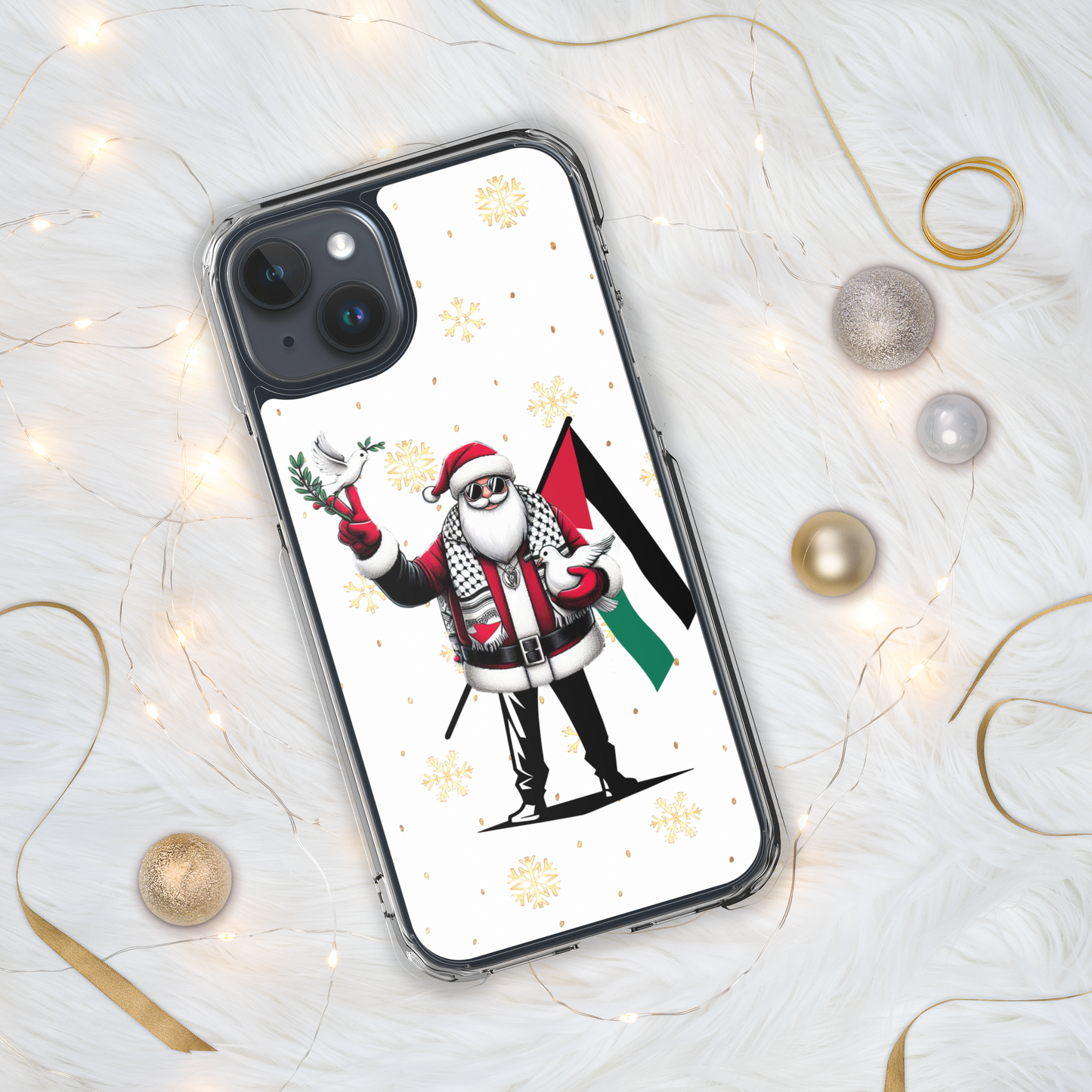 SANTA PEACE IPHONE CASE
