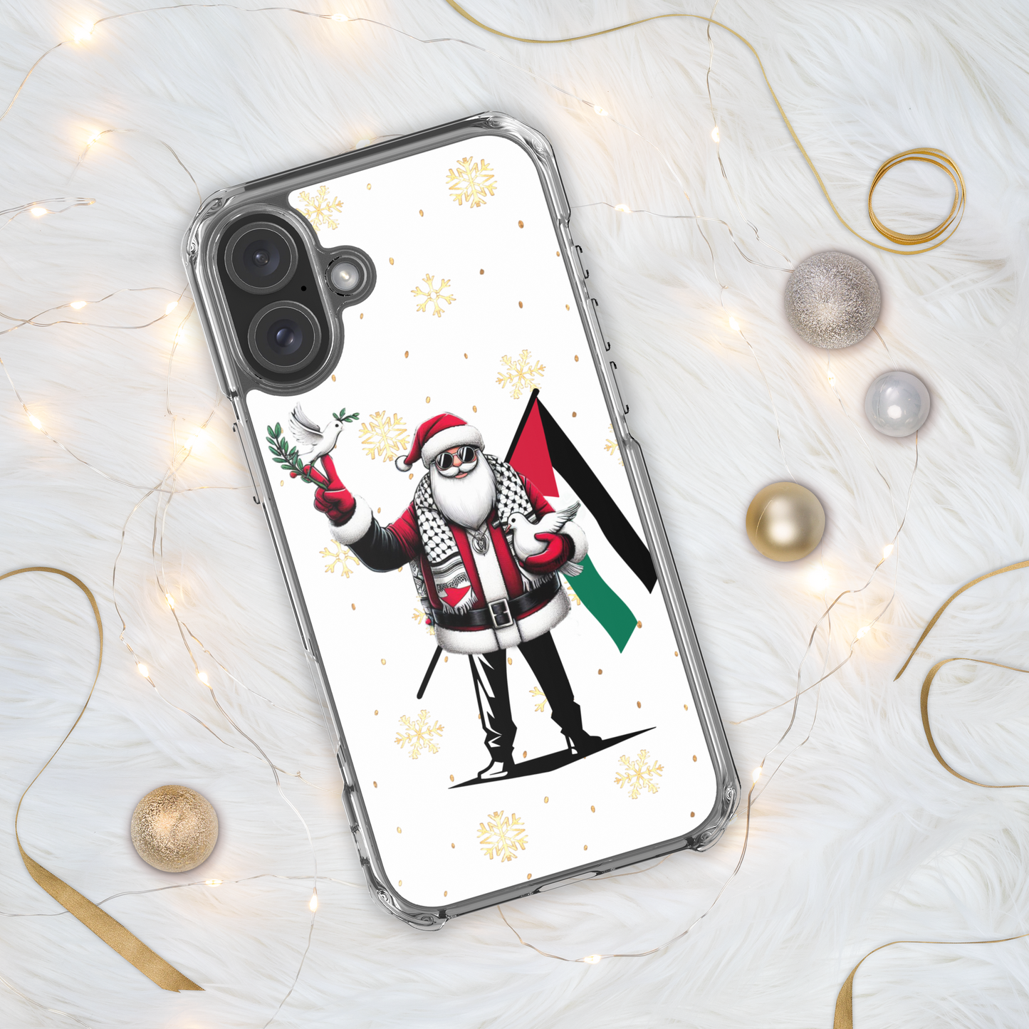 SANTA PEACE IPHONE CASE