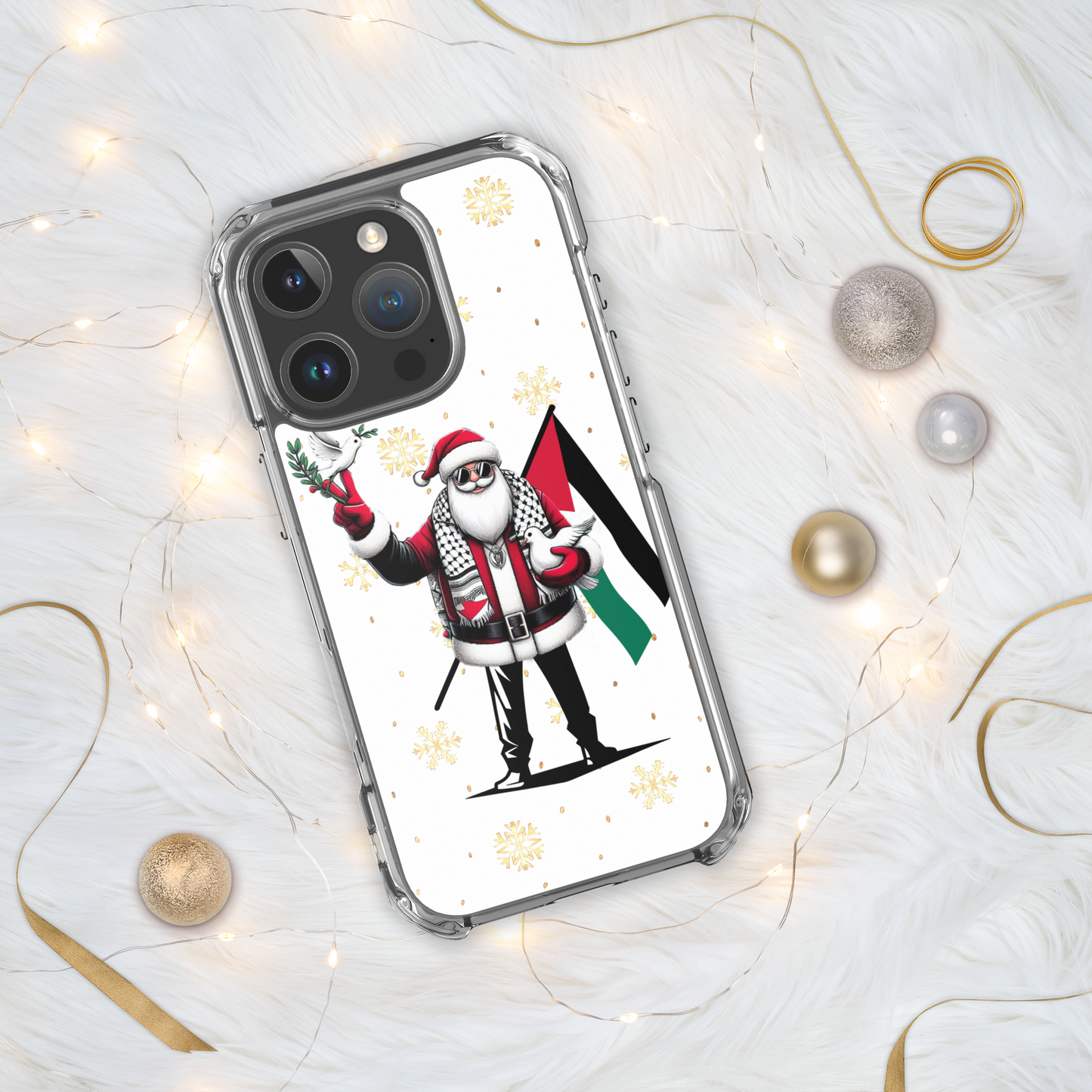 SANTA PEACE IPHONE CASE