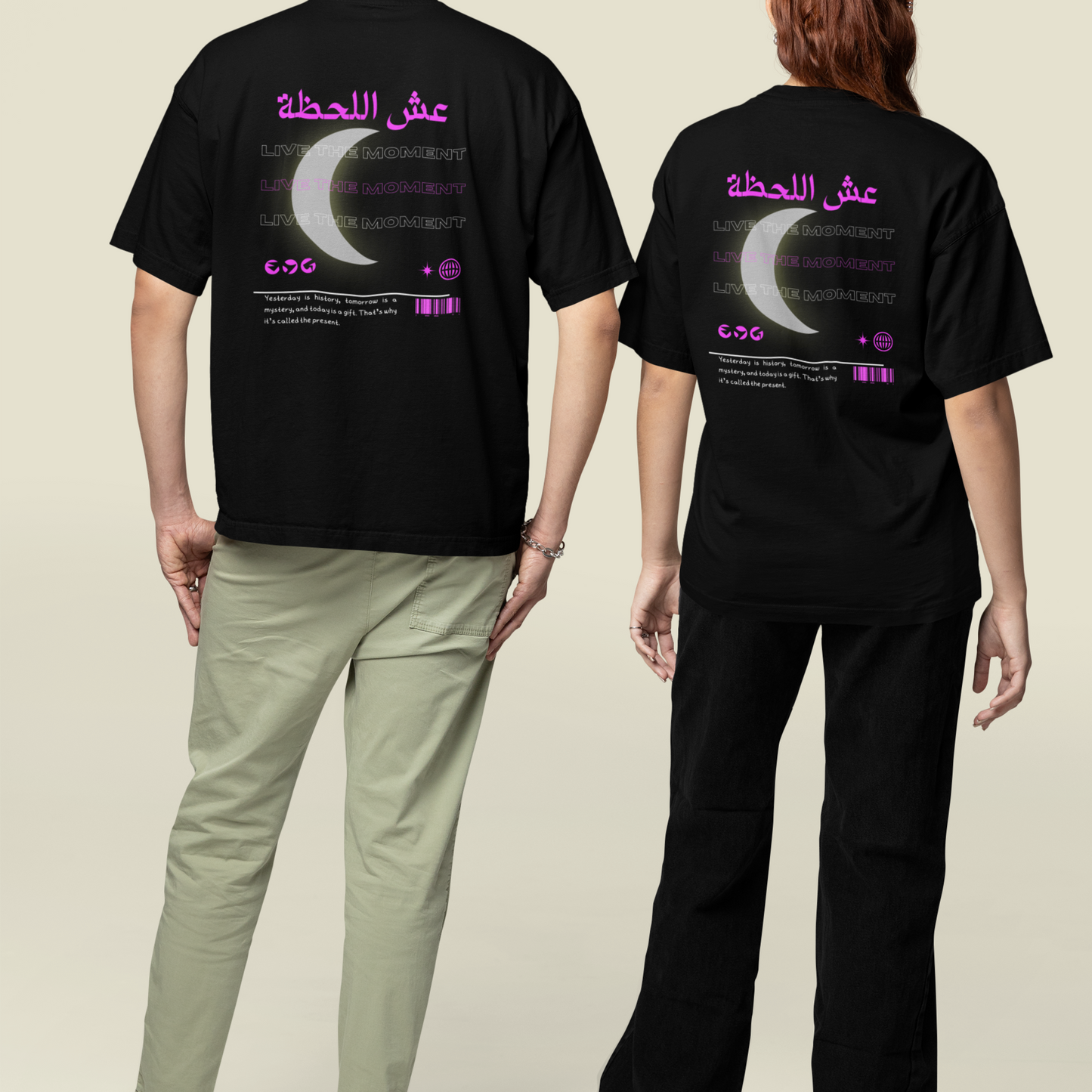 Live the moment oversize T-Shirt