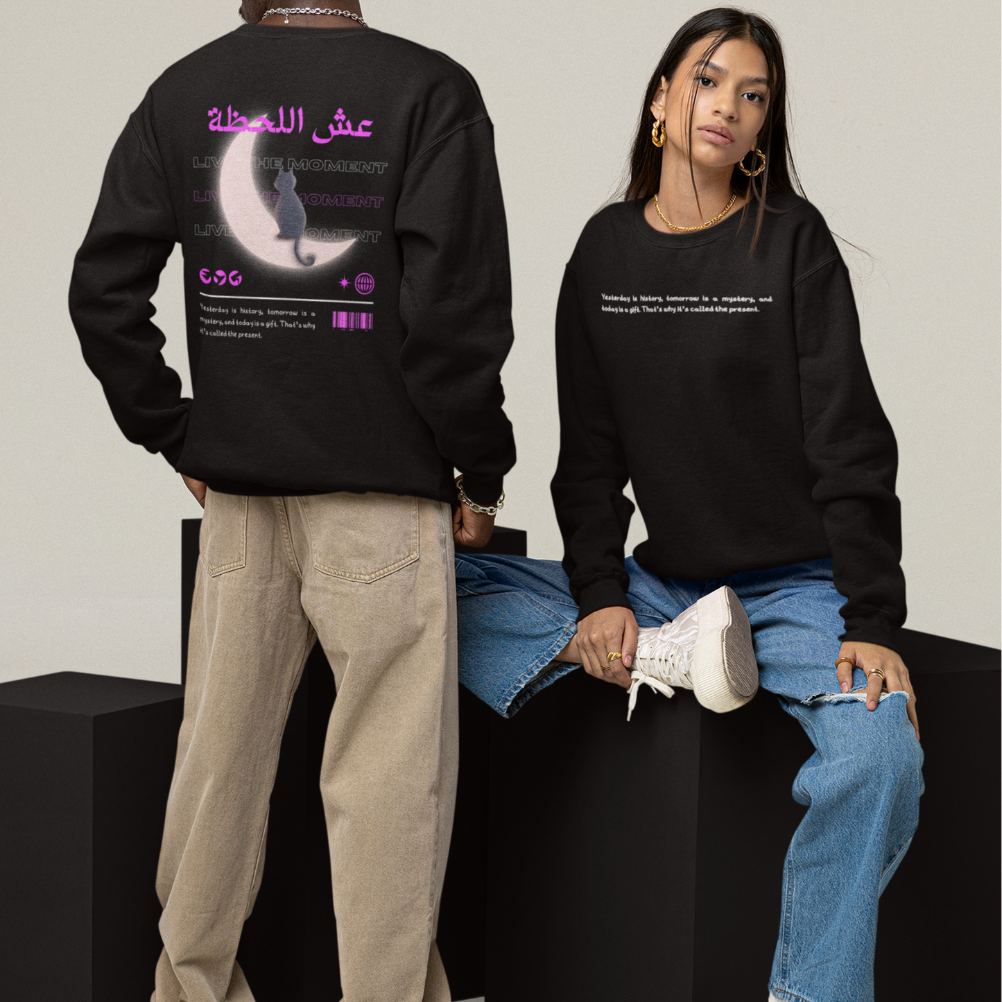 Live the moment Unisex Sweatshirt