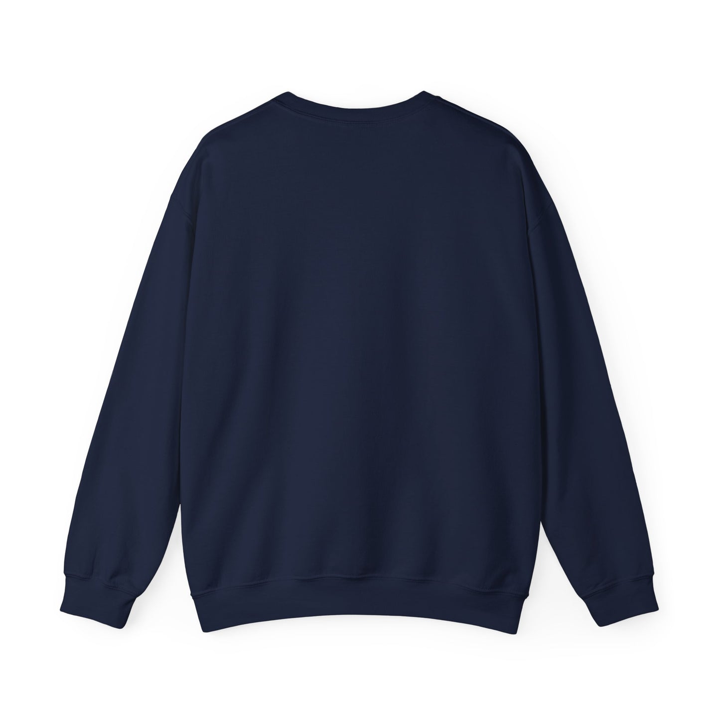 Unisex Blackو Dark Heather and Navy Sweatshirt