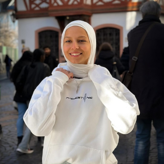RESIST WHITE OVERSIZE HOODIE