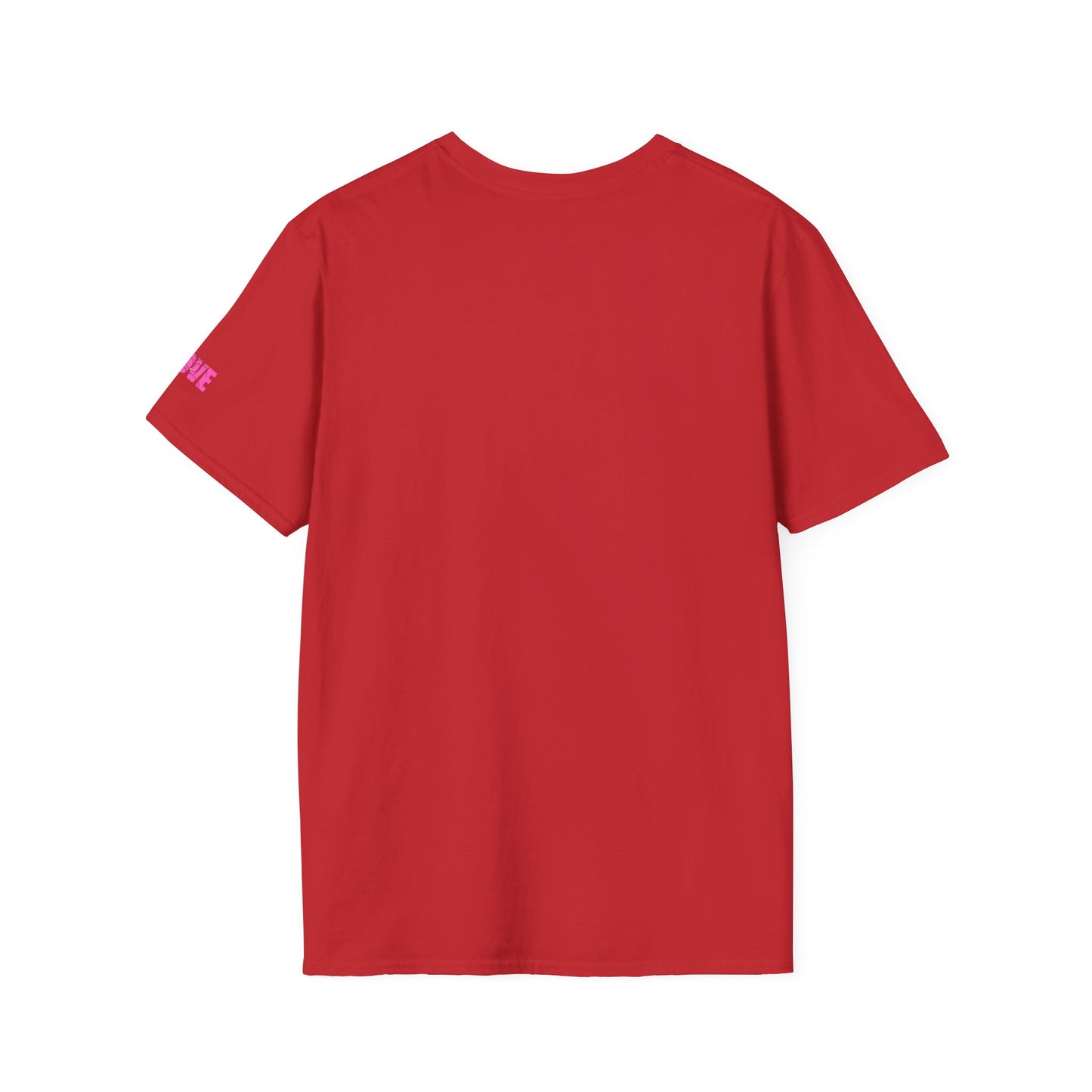 love الْحُبُّ - WHITE AND NATURAL AND RED T-SHIRT