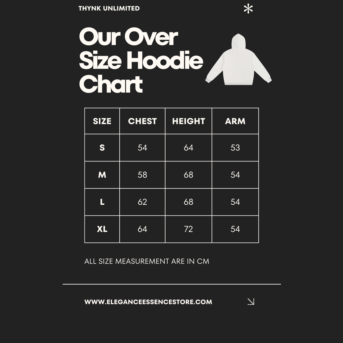 OVERSIZE BLACK HOODIE KUFFIEH