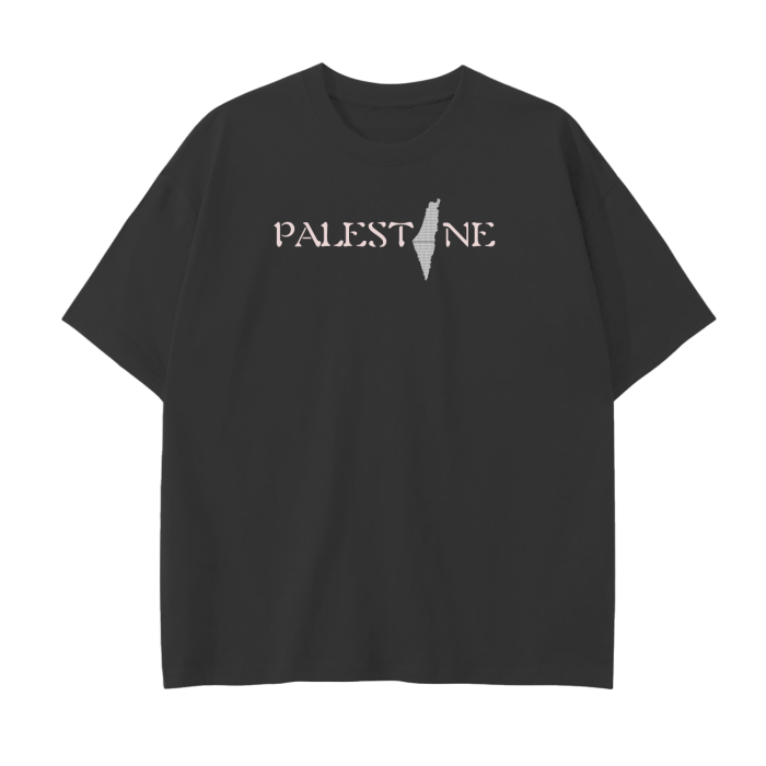 PALESITNE CITIES OVERSIZE T_SHIRT