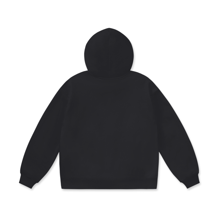 OVERSIZE BLACK HOODIE KUFFIEH