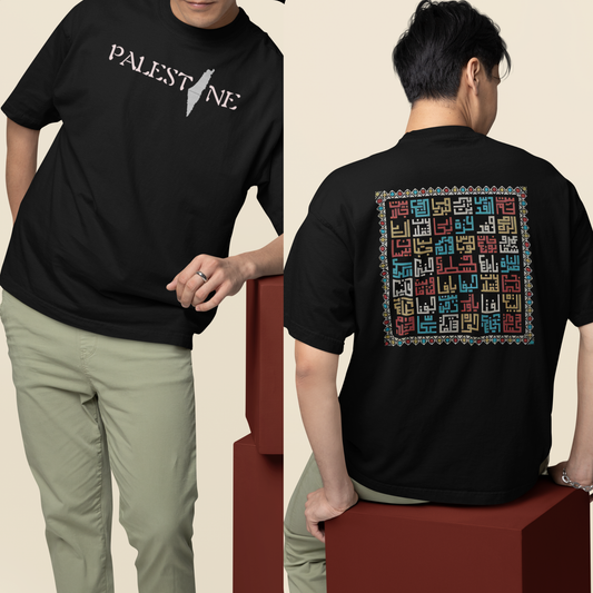 PALESITNE CITIES OVERSIZE T_SHIRT