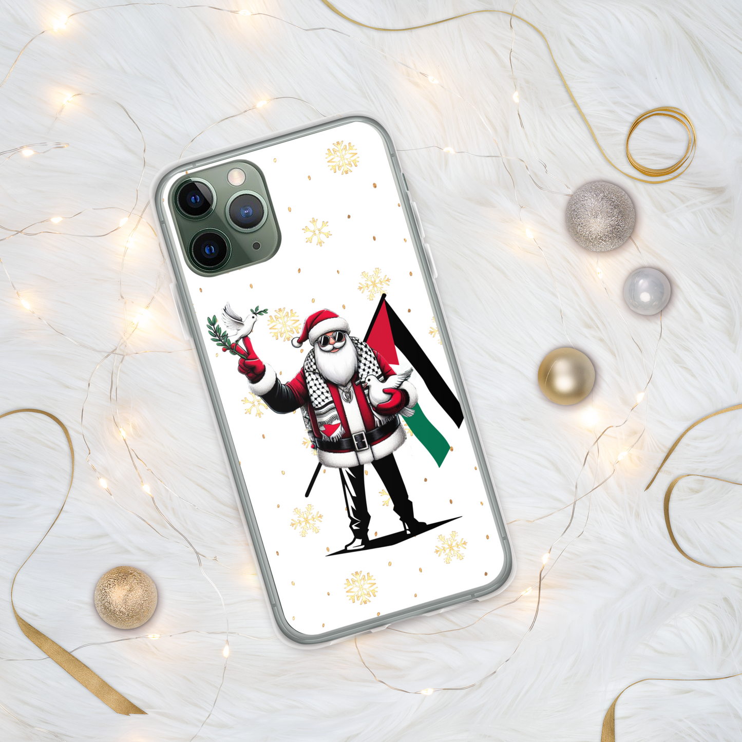 SANTA PEACE IPHONE CASE