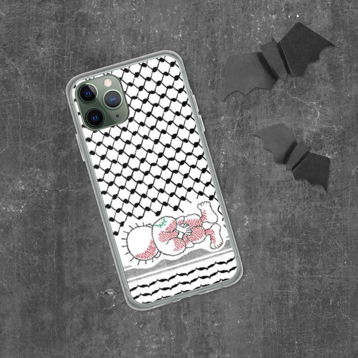 Hanzal kuffieh Black iphone case