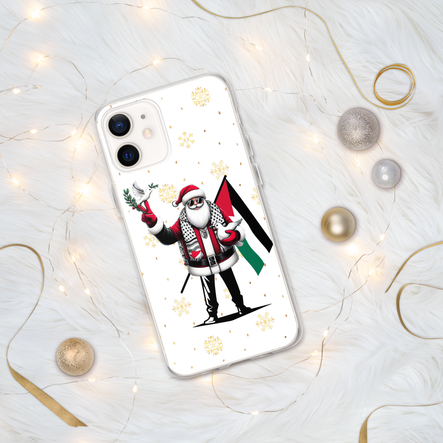 SANTA PEACE IPHONE CASE