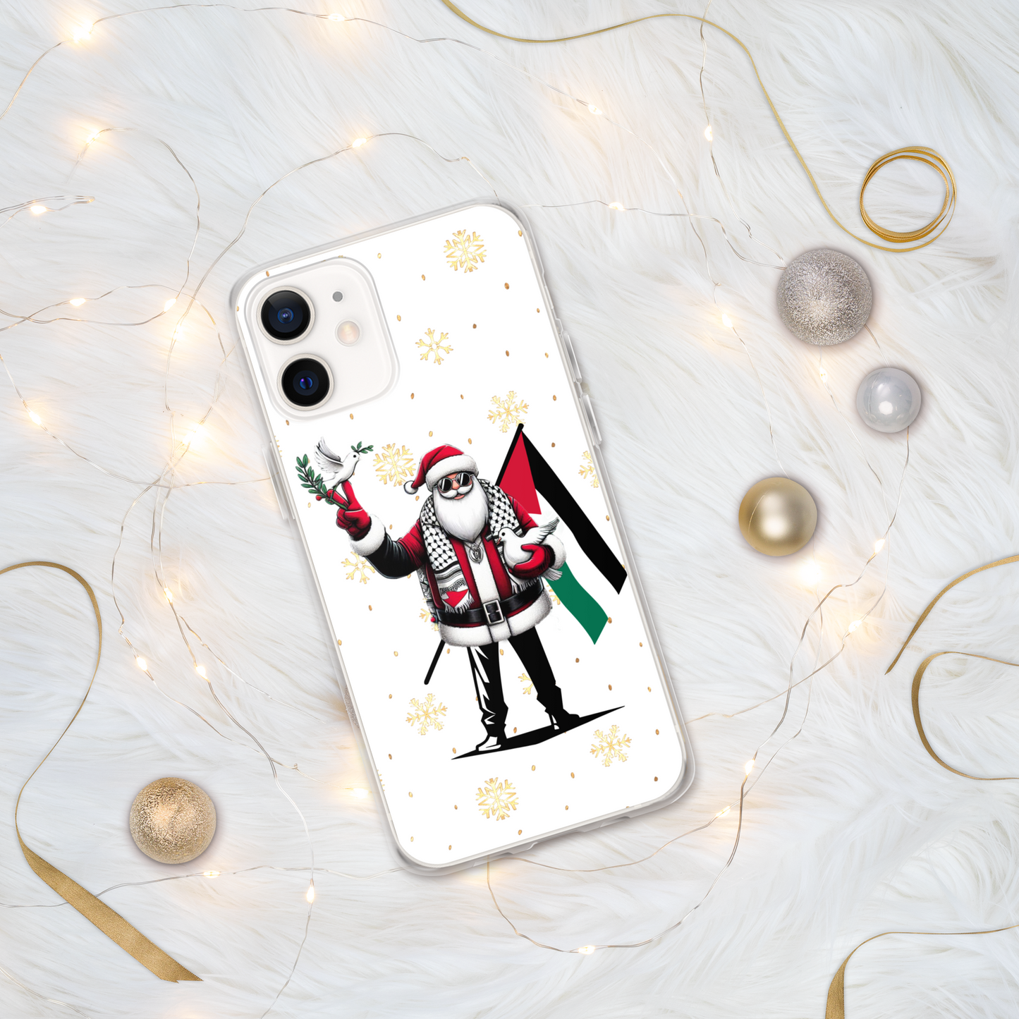 SANTA PEACE IPHONE CASE