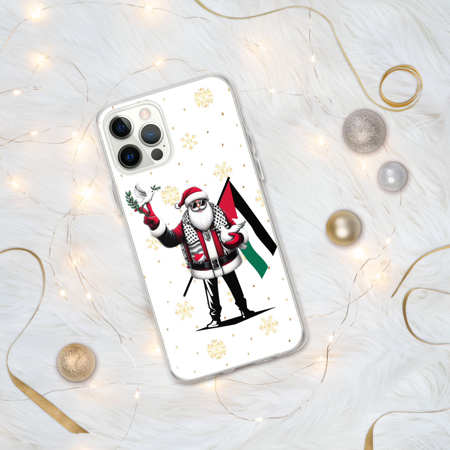 SANTA PEACE IPHONE CASE