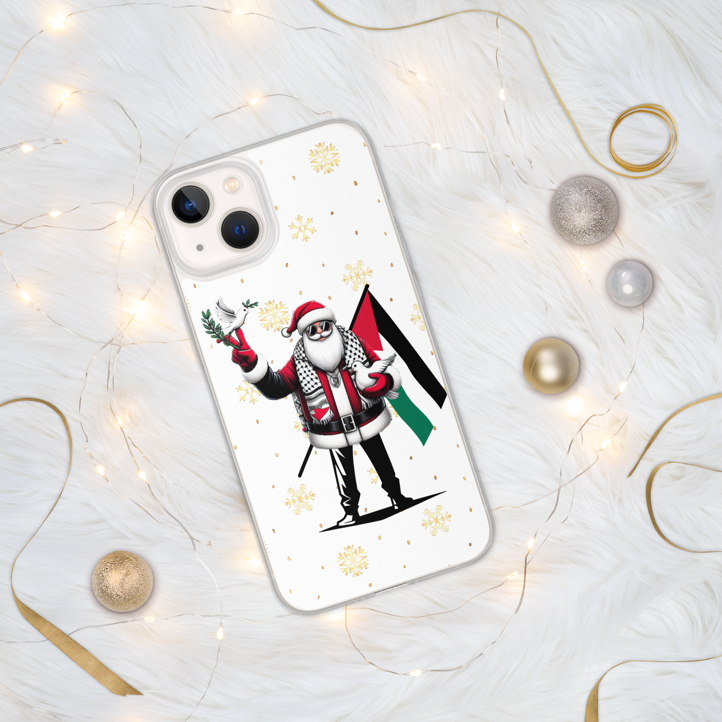 SANTA PEACE IPHONE CASE