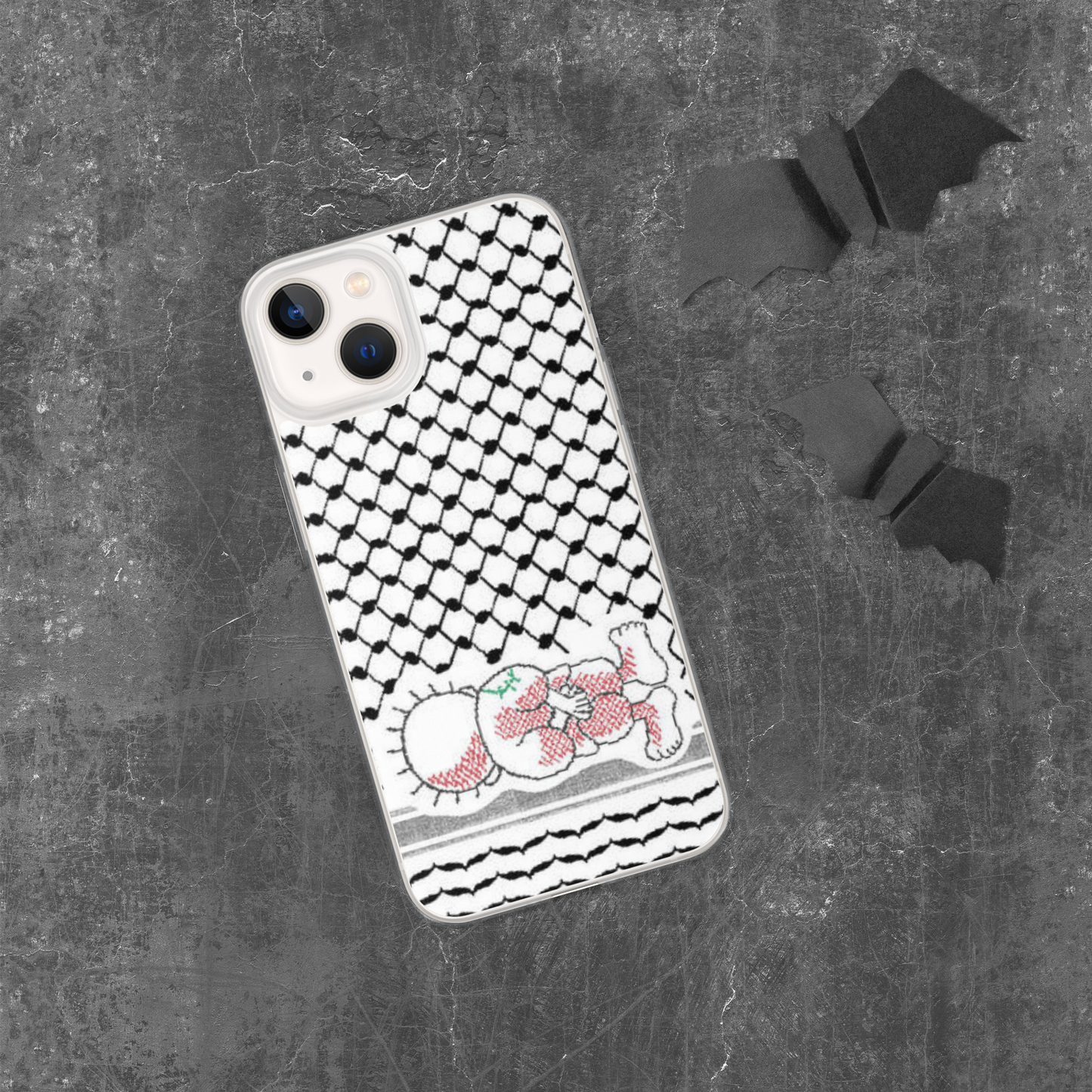 Hanzal kuffieh Black iphone case