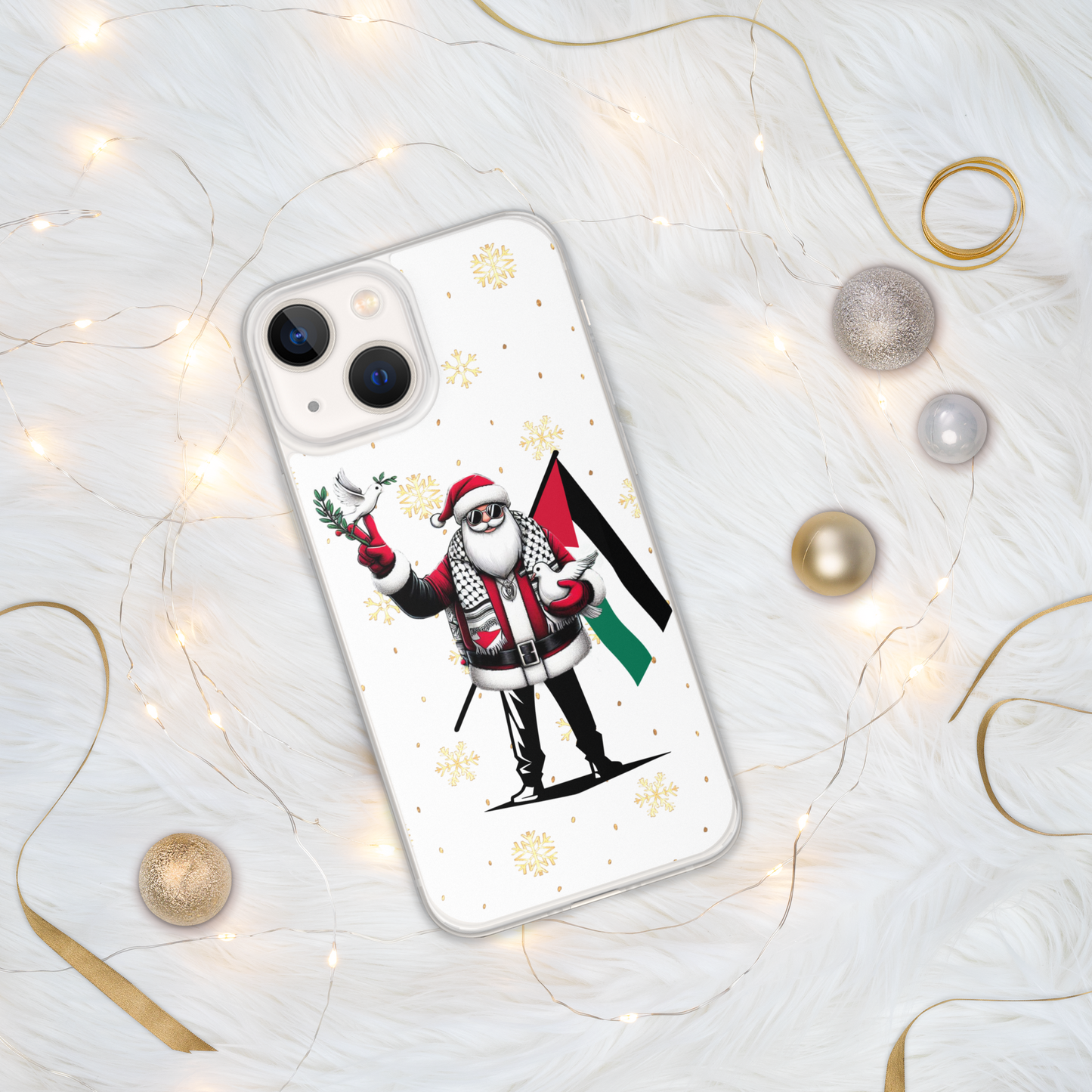 SANTA PEACE IPHONE CASE