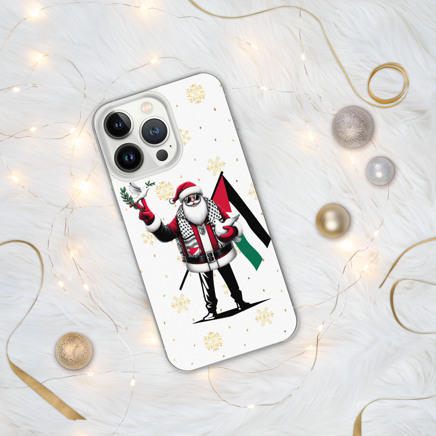 SANTA PEACE IPHONE CASE