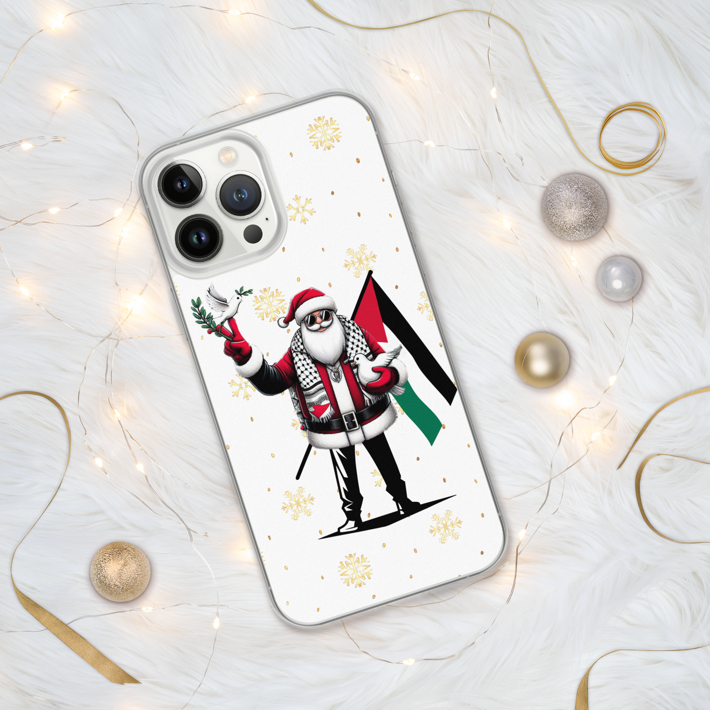 SANTA PEACE IPHONE CASE