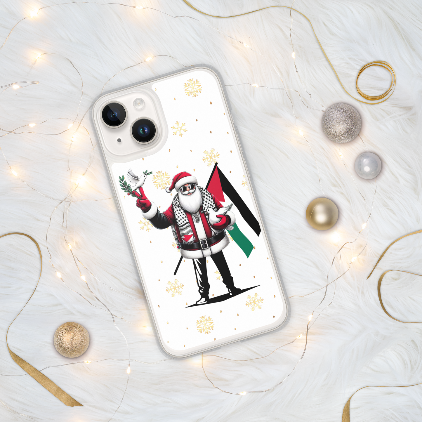 SANTA PEACE IPHONE CASE