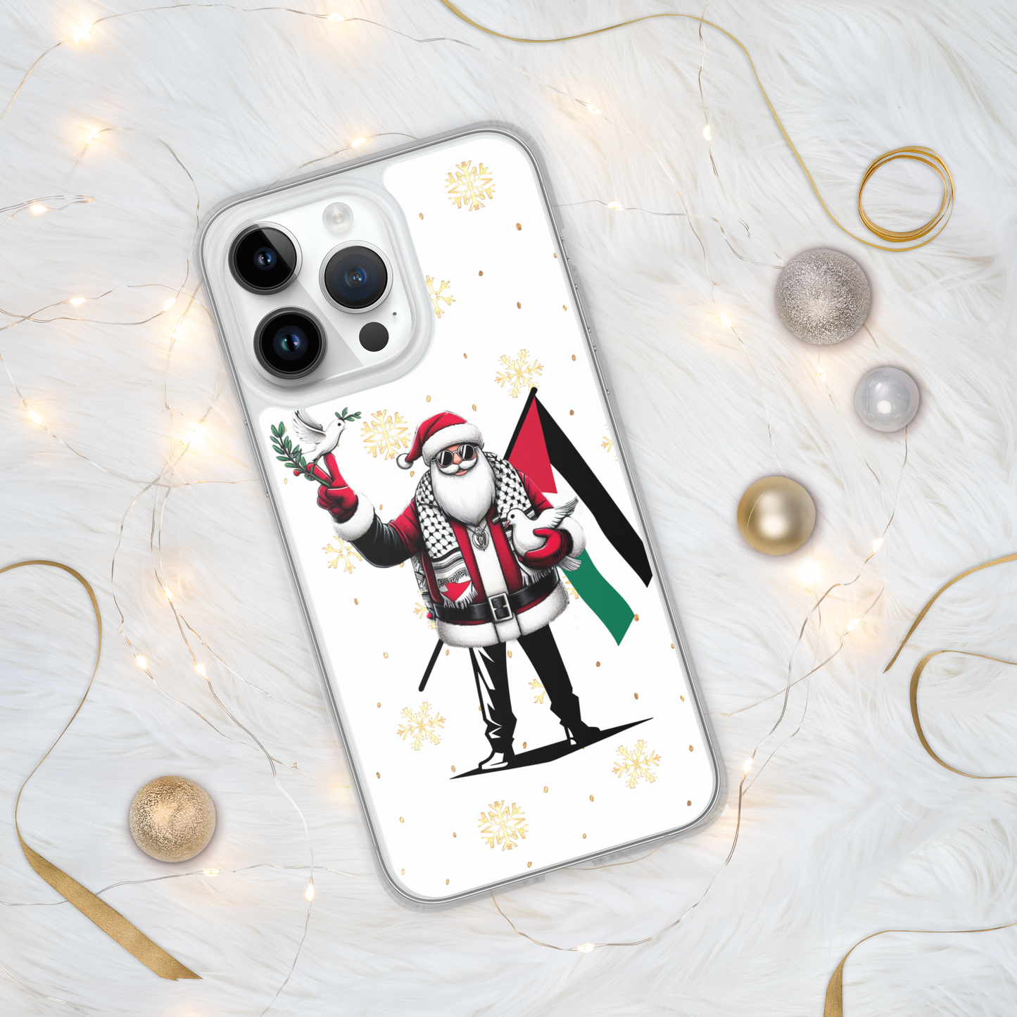 SANTA PEACE IPHONE CASE
