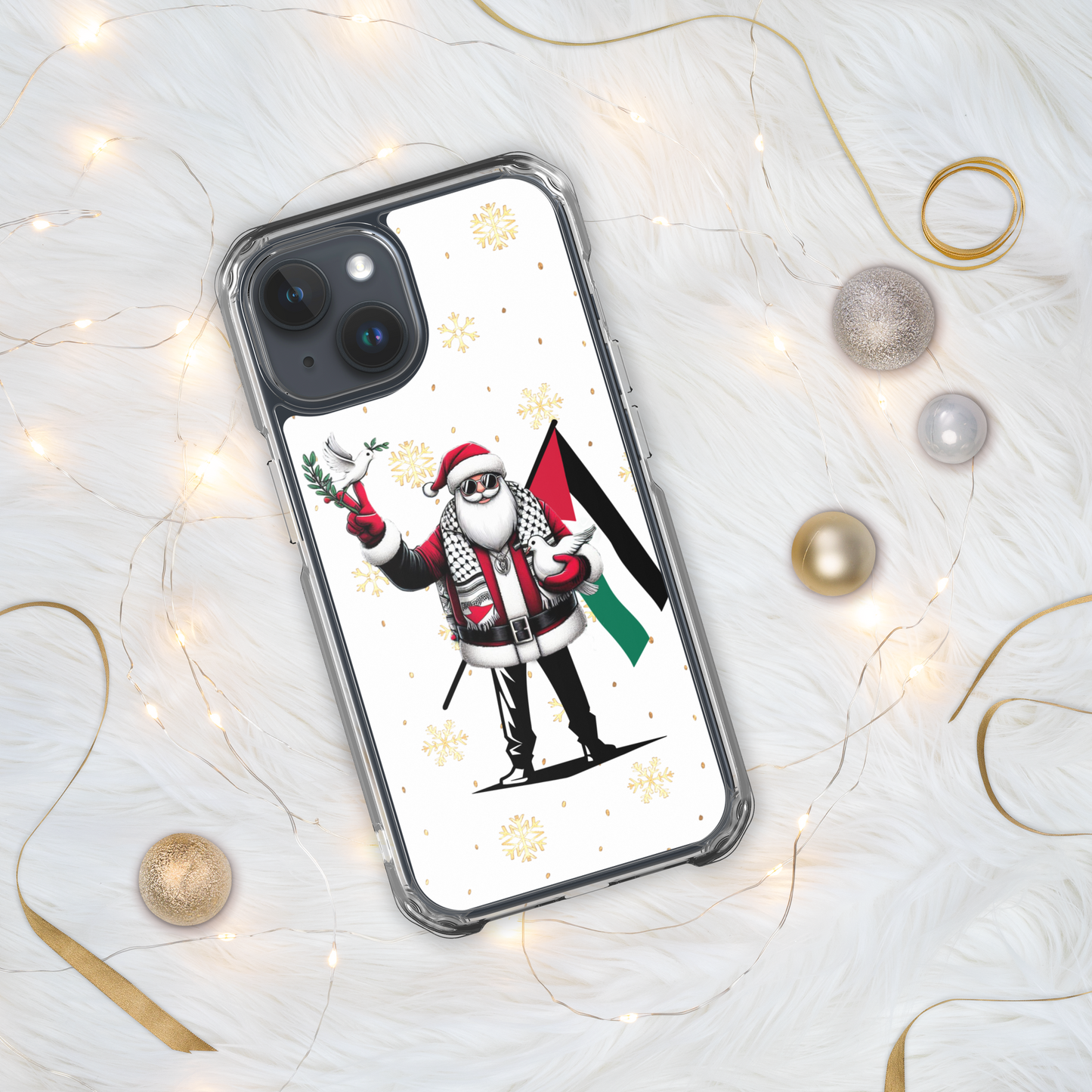 SANTA PEACE IPHONE CASE