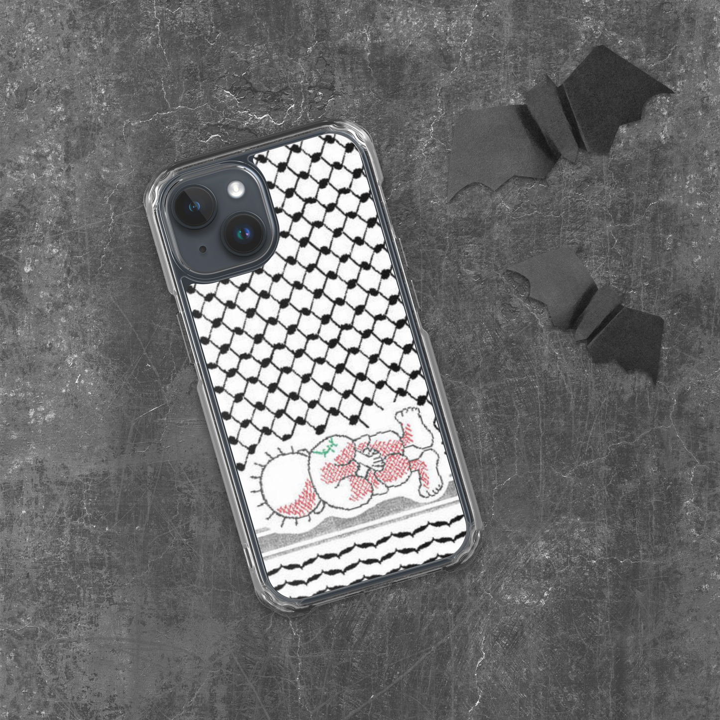 Hanzal kuffieh Black iphone case