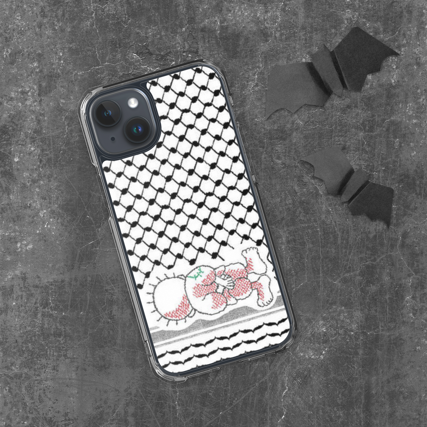 Hanzal kuffieh Black iphone case