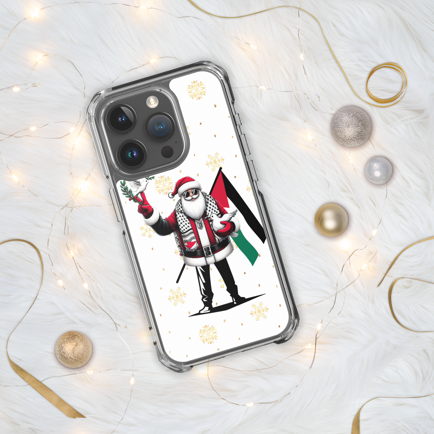 SANTA PEACE IPHONE CASE