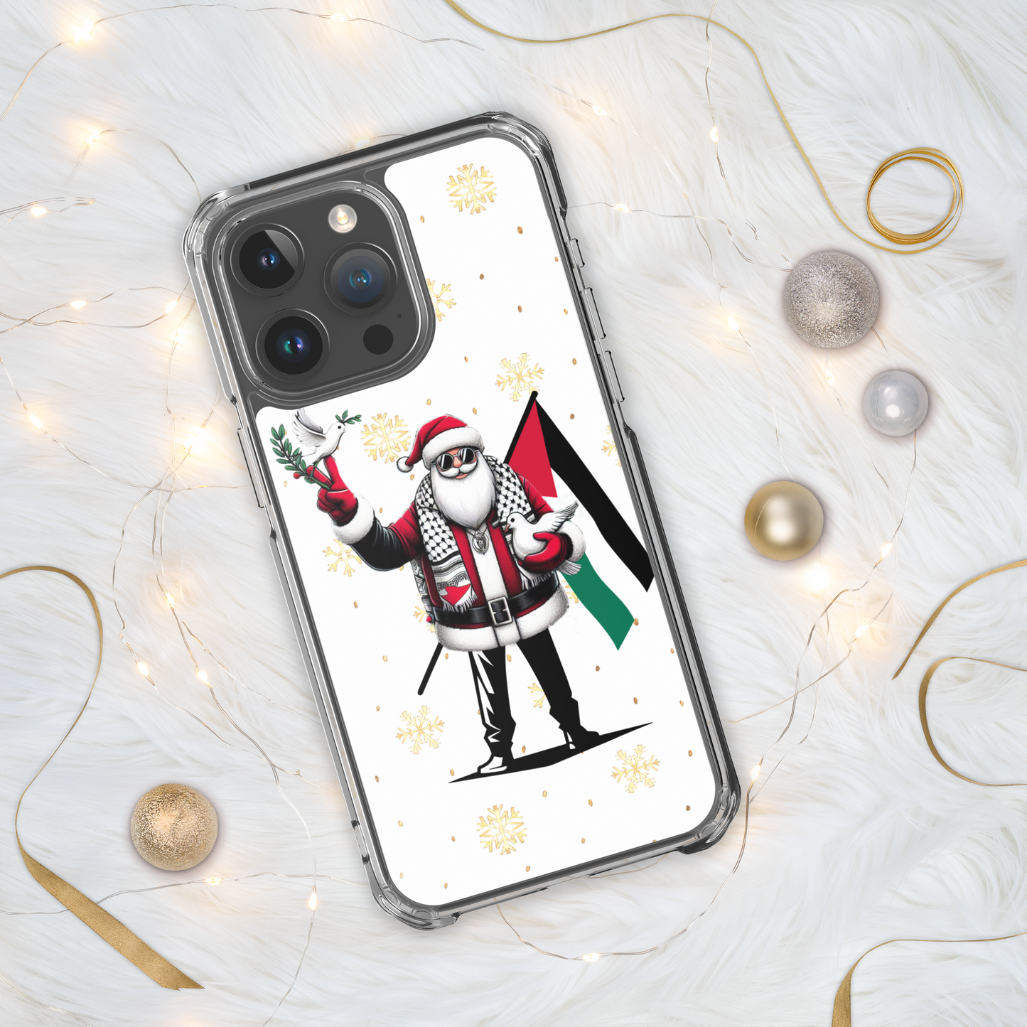 SANTA PEACE IPHONE CASE