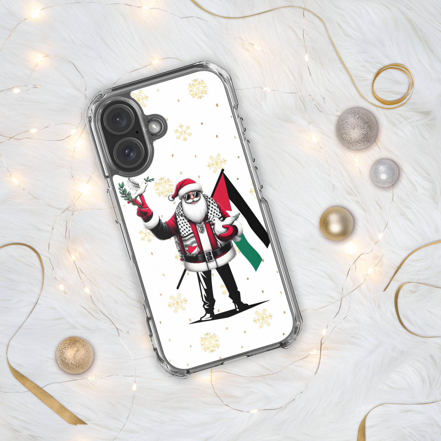 SANTA PEACE IPHONE CASE