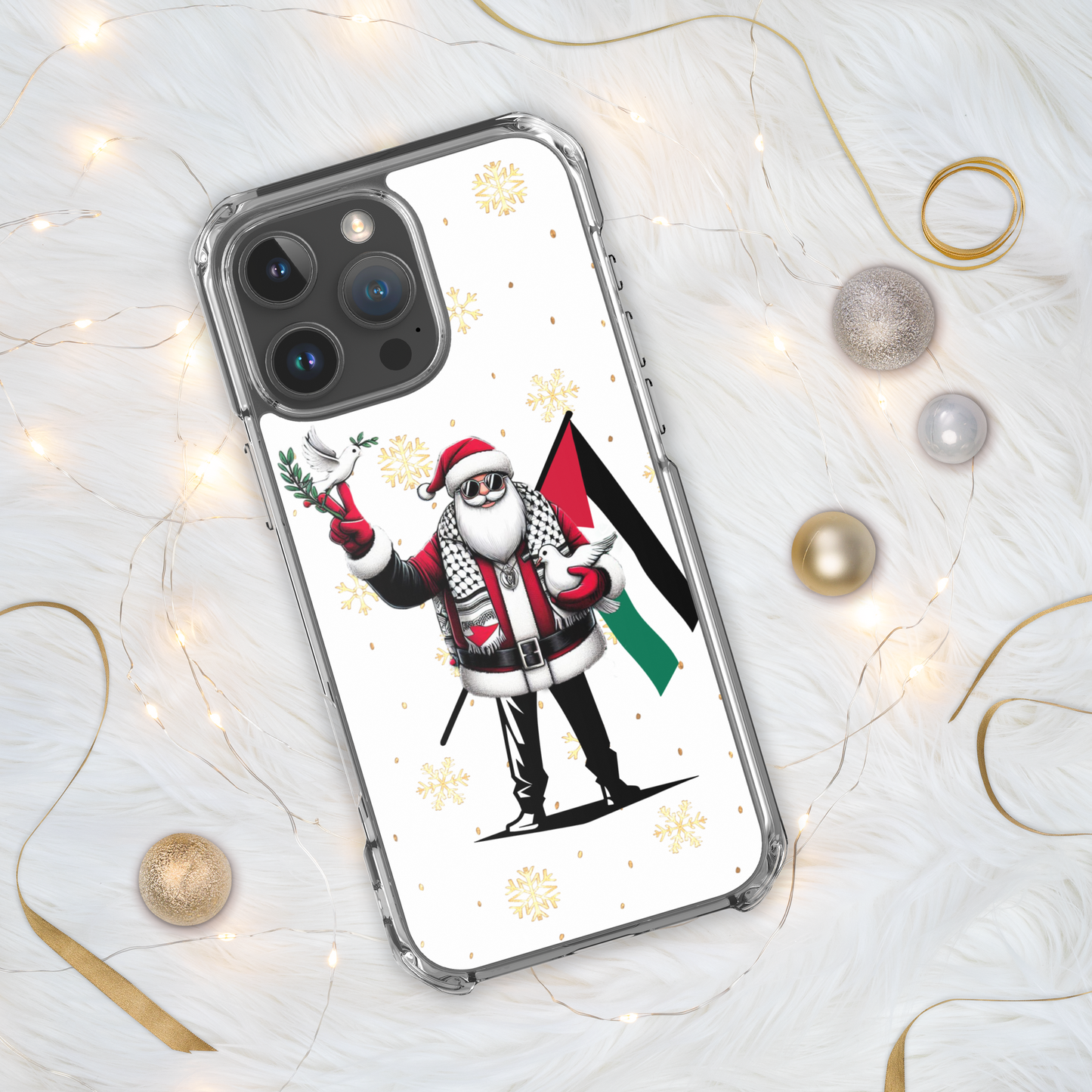 SANTA PEACE IPHONE CASE