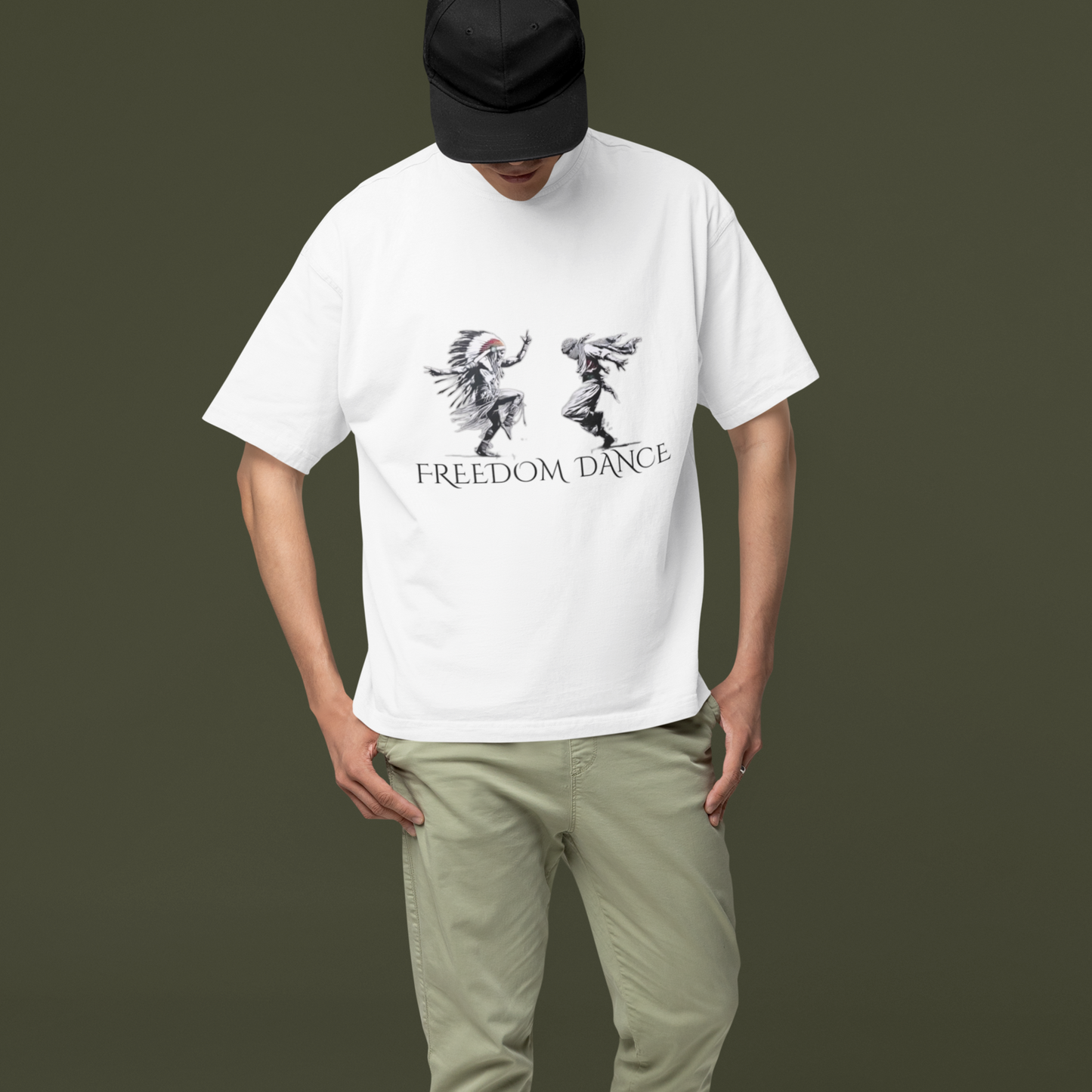 OVER SIZE FREEDOMDANCE T_SHIRT